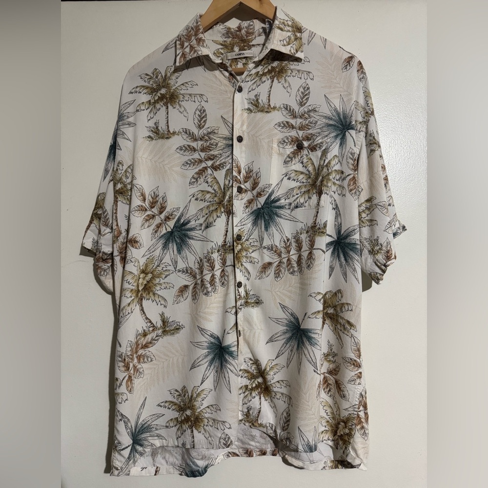 Moda Campia Moda Tropical Print Men's Shirt Large